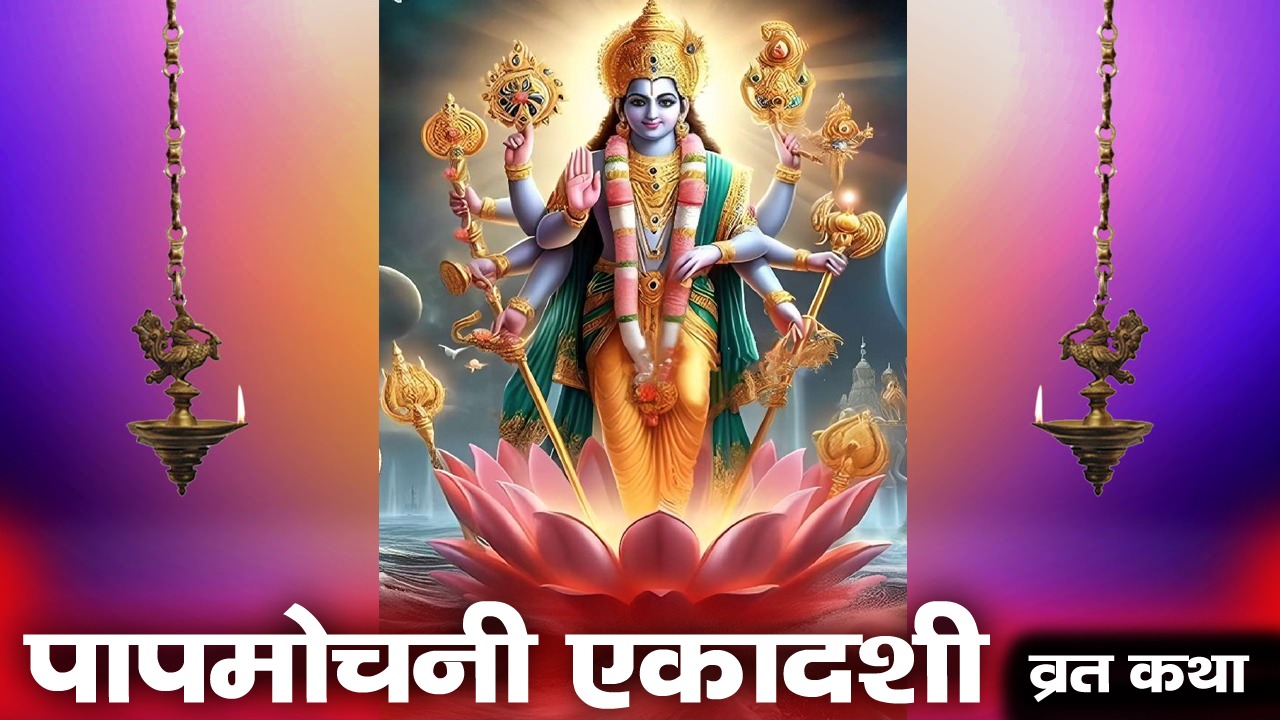 Papmochani Ekadashi Vrat Katha: पापमोचनी एकादशी व्रत कथा (Lyrics, Hindi, English, PDF, Vidhi)